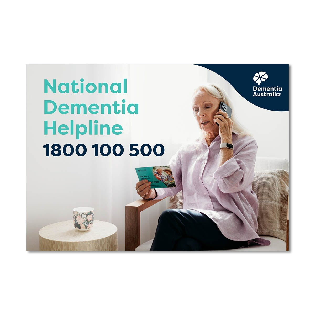 National Dementia Helpline Postcard